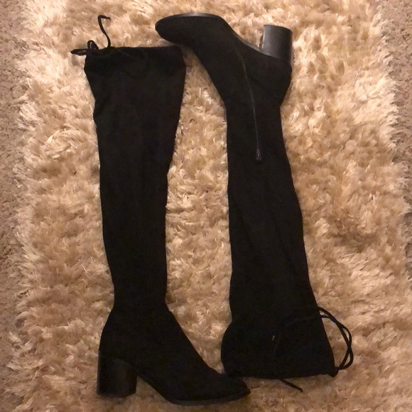 ❌SOLD❌Black OTK Suede Boot - Picture 1 of 3
